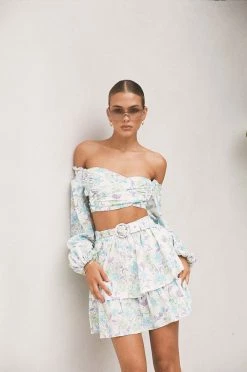 Backless Zoe Top - Floral -Sabo Shop 65646906 1b1d 4d50 ba6f ed3ec0f35b1e