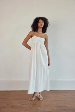 Azaria Dress - White -Sabo Shop 67031783 3f8d 4123 bb9f 6c6dffae23d3