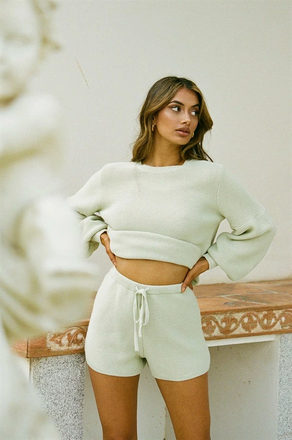 Sage Knit Shorts 3 Sage Knit Shorts