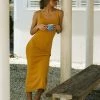 Vallie Midi Dress - Honey