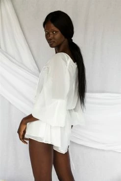 Sheer Dove Playsuit -Sabo Shop 71836949 04f5 448c a427 7c31a7c5b314