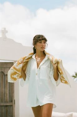 SAMPLE-Milena Playsuit - White -Sabo Shop 73d39266 ecdd 4e69 a71a 2abddebed004