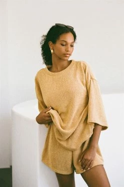 Wanderer Shorts - Mustard Knit -Sabo Shop 7824704b 7b70 4d16 b234 7fedee892dc6