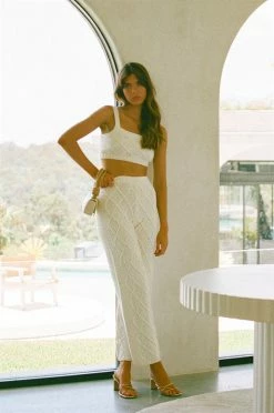 Venti Knit Top - White -Sabo Shop 788613f7 4534 4b0c bb22 413f4bac0399