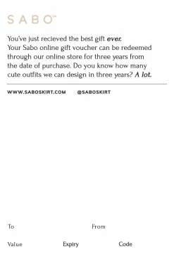 Gift Card -Sabo Shop 8625e47b 96a7 496e 991e 9533759c8592