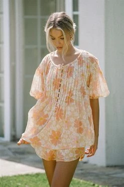 SAMPLE-Leta Top - Autumn Floral -Sabo Shop 890087c3 87aa 4f71 9a58 787b00eae985