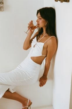 Fernanda Midi Dress - White -Sabo Shop 9598555f 2ed8 4298 9751 1e19eed49281