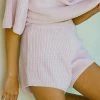 Sevina Knit Shorts - Pink 1 Sevina Knit Shorts - Pink -Sabo Shop 969241f4 b8ba 4462 a128 373ec228c38d