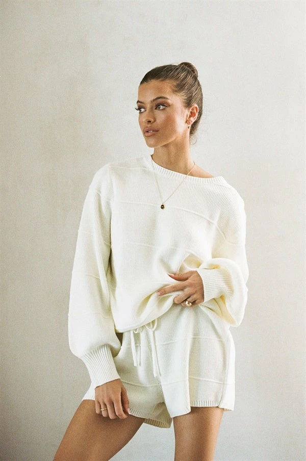 Cream Knit Top 3 Cream Knit Top