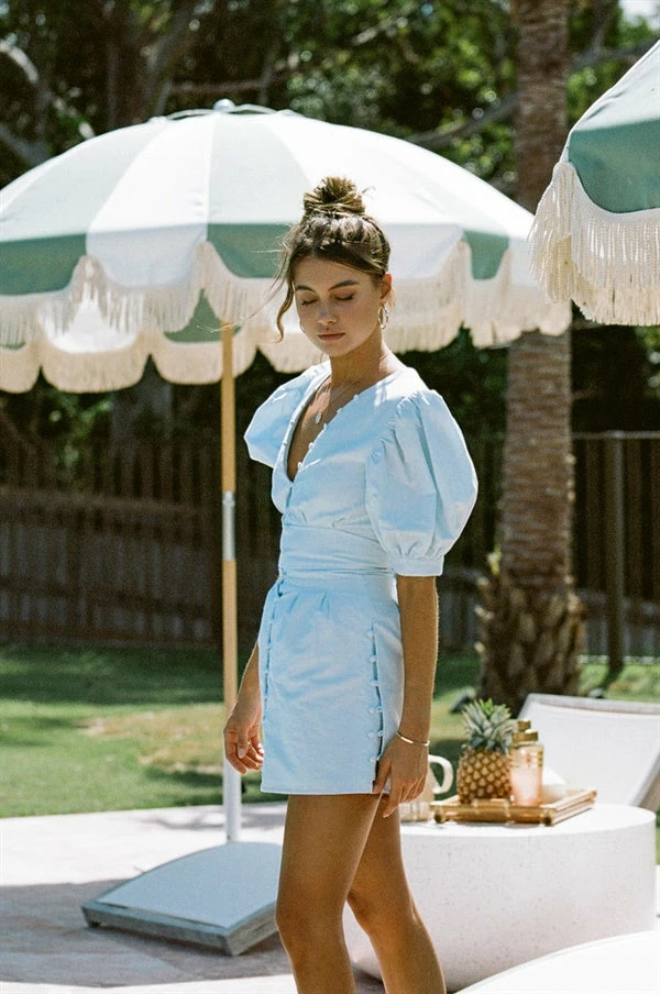 Kori Dress - Blue 11 Kori Dress - Blue - Image 9