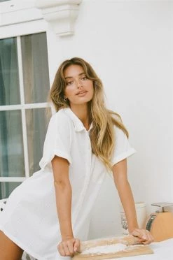 Cosy Shirt Dress - Waffle -Sabo Shop a0a59d16 3313 434f bc98 14302c600135