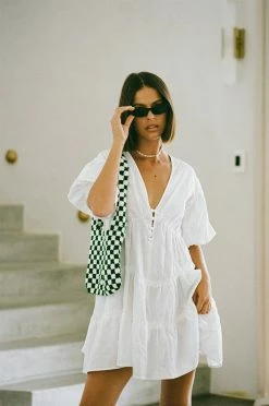 Tarelle Dress - White 15 Tarelle Dress - White -Sabo Shop a122e7fd 6655 4143 9543 f7fde75d7d26