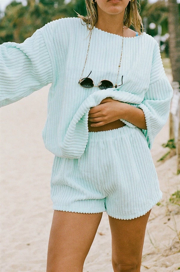 SAMPLE-Wanderer Shorts - Blue Minky 3 SAMPLE-Wanderer Shorts - Blue Minky