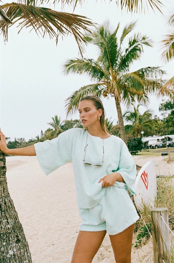 SAMPLE-Wanderer Tee - Blue Minky 8 SAMPLE-Wanderer Tee - Blue Minky - Image 6