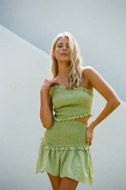 Louisa Shirred Dress -Sabo Shop a40cc3a2 ef6b 4688 83f7 04b68a0eae26