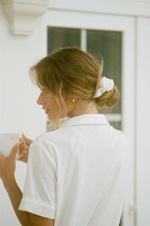 Waffle Scrunchie 3 Waffle Scrunchie