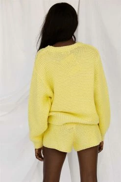 Noelle Knit Shorts - Lemon 17 Noelle Knit Shorts - Lemon -Sabo Shop a5a98a71 54c6 4318 a271 0649841f4090