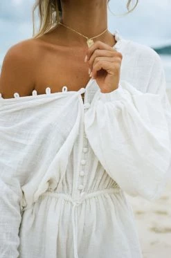 SAMPLE-Elsa Playsuit - White -Sabo Shop aa073db9 2558 4493 84f4 4c6ea09f7fd7