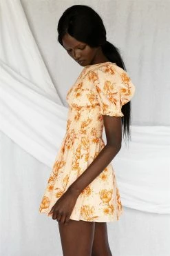 Charlize Shirred Dress -Sabo Shop adc796ec 4ec7 456f 9758 1e88d0300185