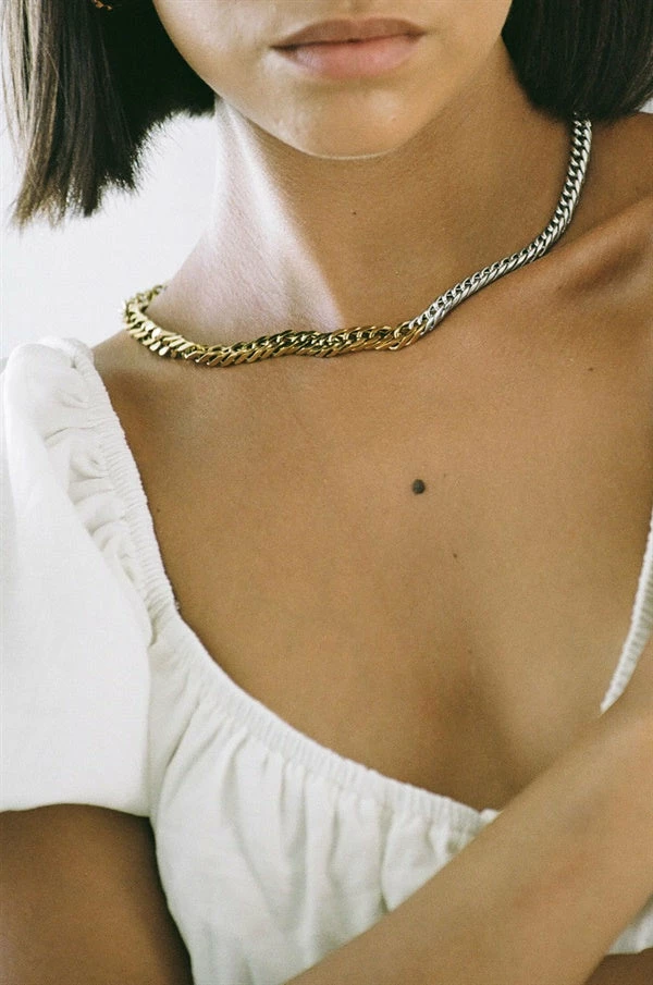 Two Toned Necklace 3 Two Toned Necklace