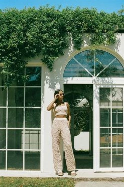 Venti Knit Pants - Tan -Sabo Shop b137927a dc96 40f0 83d9 c936b672748e