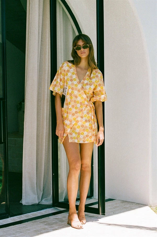 Scarlett Wrap Dress - Impala 4 Scarlett Wrap Dress - Impala - Image 2