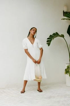 Vittoria Dress - White -Sabo Shop b73408aa 2530 49eb a247 1c8e43164a00