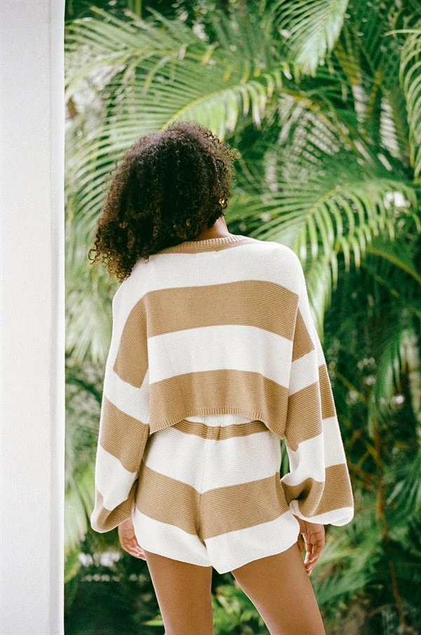 Teana Knit Top - Tan 7 Teana Knit Top - Tan - Image 5