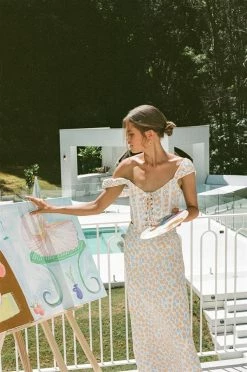 Aliana Midi Skirt -Sabo Shop bd28446f 5a73 4e85 9272 c1cad57f771c