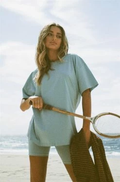 Teal Bike Shorts -Sabo Shop bottoms teal bike shorts 8