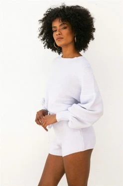 Violet Knit Shorts 17 Violet Knit Shorts -Sabo Shop bottoms violet knit shorts 7