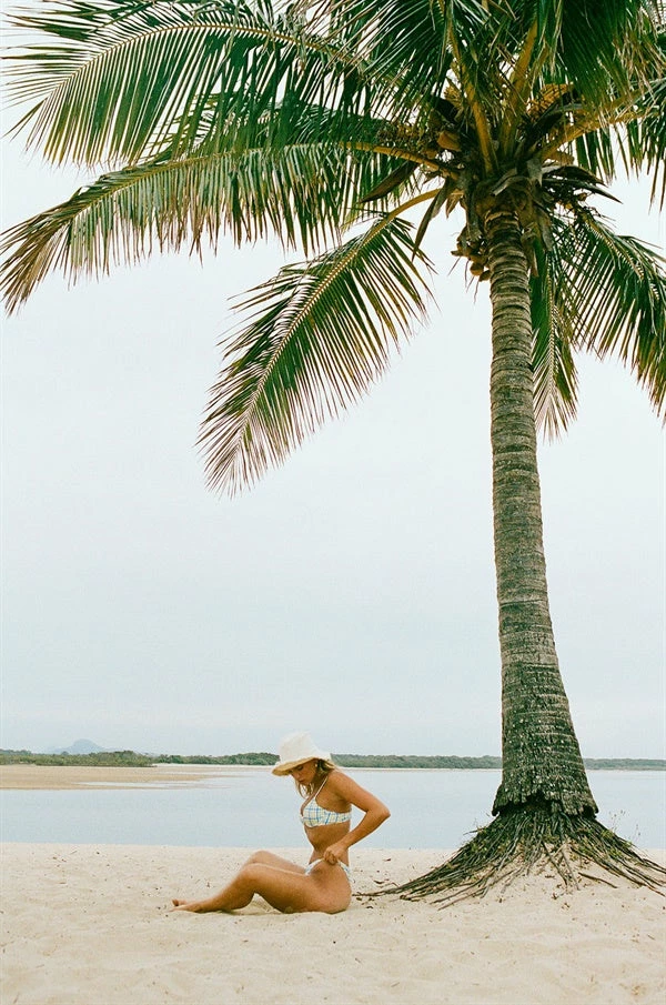 SAMPLE-Torquay Balconette Top - Blue 9 SAMPLE-Torquay Balconette Top - Blue - Image 7