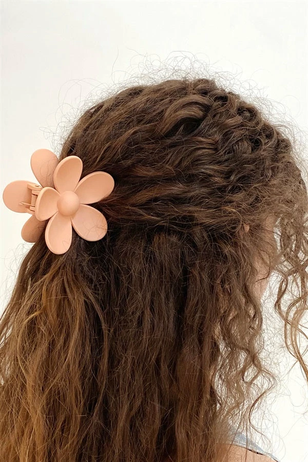 Flower Claw Clip - Clay 4 Flower Claw Clip - Clay - Image 2