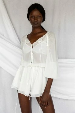 SAMPLE-Sheer Dove Playsuit 14 SAMPLE-Sheer Dove Playsuit -Sabo Shop c558b4d1 36a7 4fad a886 60c73eee88f9 3615e094 07c4 4b09 b8c3 c8c8715225f1