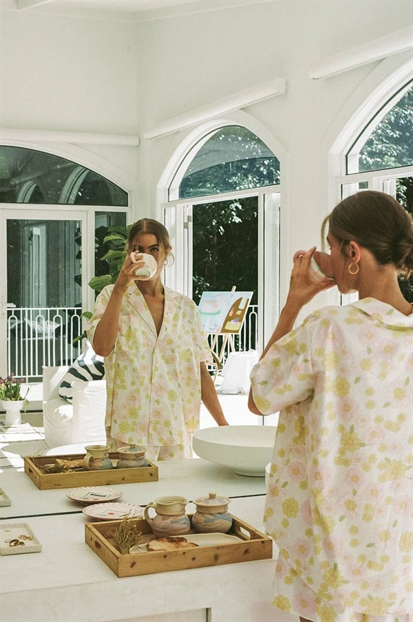 Siesta PJ Set - Floral 5 Siesta PJ Set - Floral - Image 3
