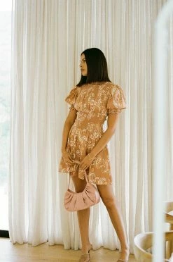 Charlize Shirred Dress - Paisley -Sabo Shop c6d7c21e a072 4b26 baf3 6597c458cde2