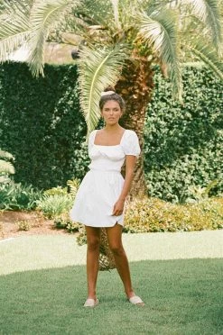 Yasmin Dress - White -Sabo Shop c8c5f0b2 452f 4b32 94c1 0585b5cfc3a7