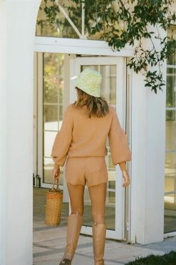 Toffee Knit Shorts -Sabo Shop cc92b910 5e17 49e3 9921 d1399b9152fa