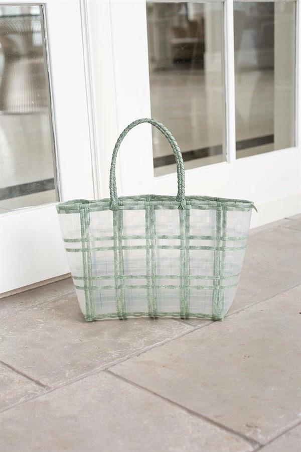 Bonnie Basket Bag - Sage 3 Bonnie Basket Bag - Sage