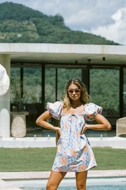 Bambina Dress - Sky Floral -Sabo Shop d286c6b7 e92d 4997 980e f04cad0dd9dc