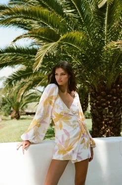 Kona Wrap Dress - Paradise Floral -Sabo Shop d735d0aa 49f8 43db 9914 e4b4fd050bac