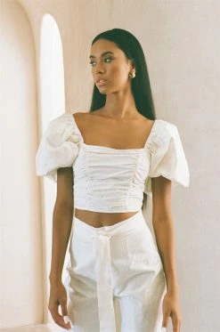 SAMPLE-Amari Pants - White -Sabo Shop d75d16de 2284 4926 acd9 bb380ca453dd