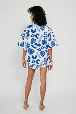 Thessy Top - Blue Leaf 19 Thessy Top - Blue Leaf -Sabo Shop d898b057 7877 4f91 934a bb3c42ceed60