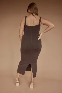 Vallie Midi Dress - Cocoa -Sabo Shop de0a8397 a6c8 4991 8c10 bb5a46b5a6a3