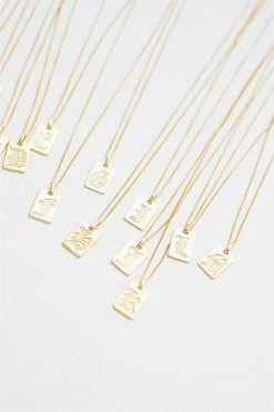 18K Script Initial Necklace 9 18K Script Initial Necklace -Sabo Shop dedec308 b6a1 48cf a3b1 5dd995a33134