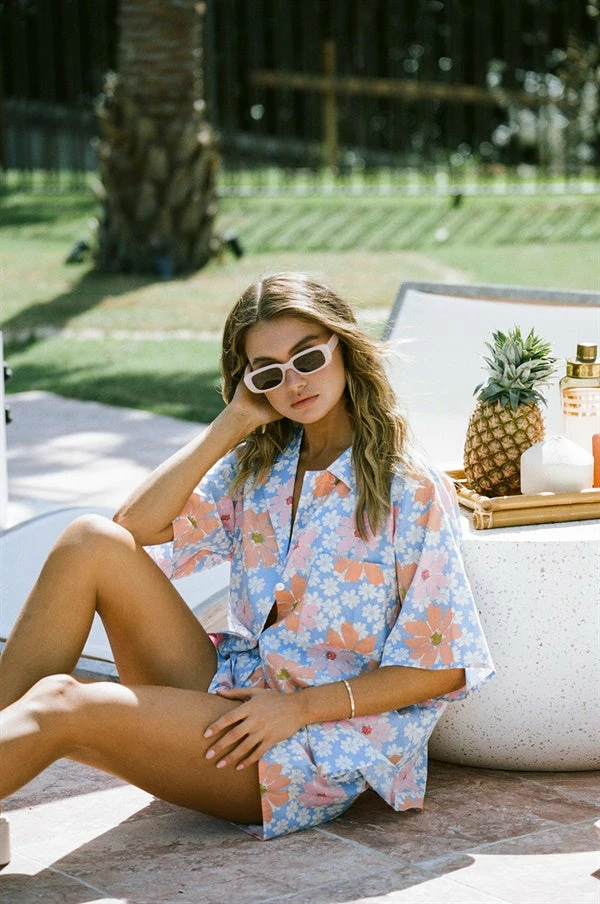 Oli Shorts - Sky Floral 7 Oli Shorts - Sky Floral - Image 5