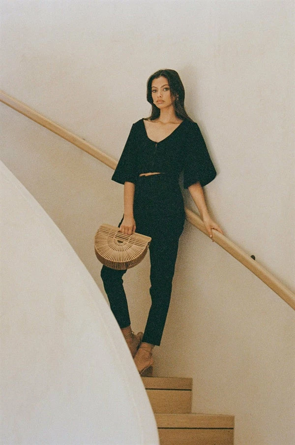 SAMPLE-Keely Pants - Black 3 SAMPLE-Keely Pants - Black