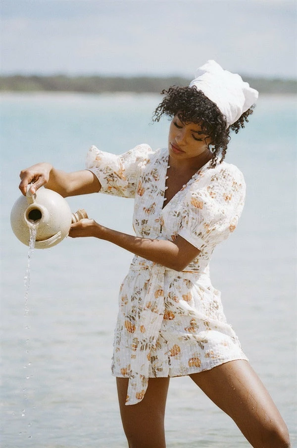 SAMPLE-Kori Dress - Embroidered 6 SAMPLE-Kori Dress - Embroidered - Image 4