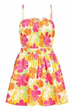 Bianca Shirred Dress -Sabo Shop e45010a6 4566 4095 91ab 1b03143e87a2