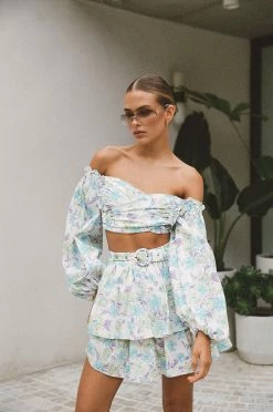 Belted Zoe Skirt - Floral -Sabo Shop e6c9c3bb 8eae 4e02 9ed1 5e2257ae31a6